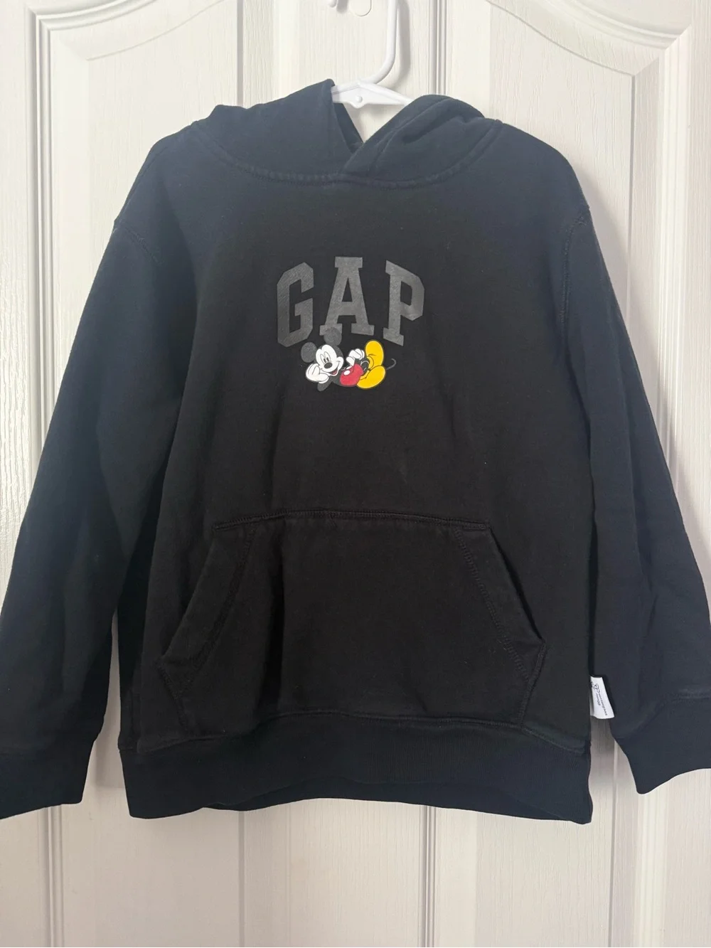 GAP Black Hoodie with Mickey Graphic